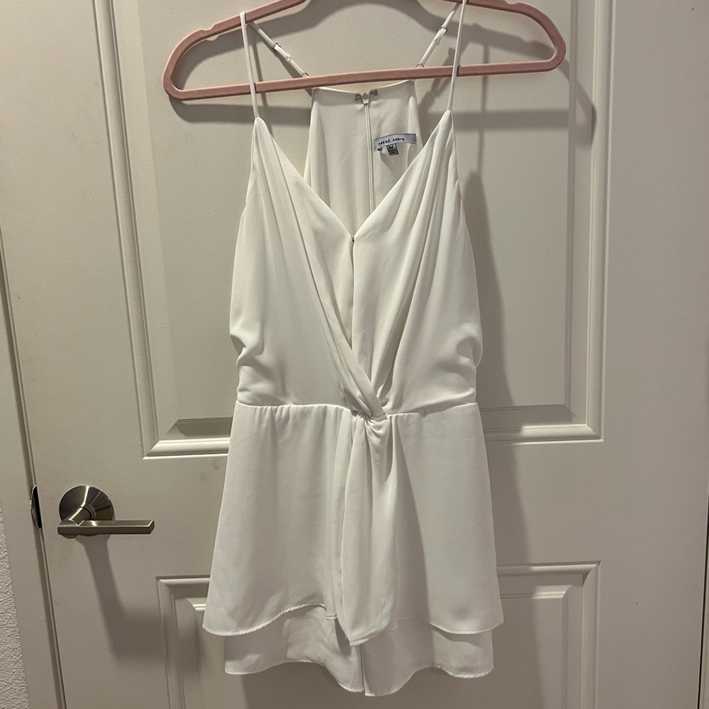 White Surplus Romper - nanamacs